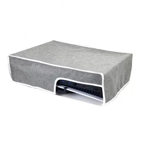 FUNDA ANTIPOLVO PARA PS5 GRIS HORIZONTAL