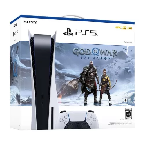 CONSOLA PLAYSTATION 5 CON LECTOR DE DISCOS – GOD OF WAR RAGNAROK BUNDLE